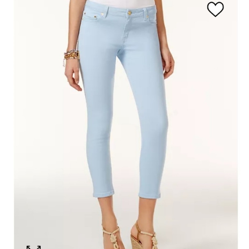 Michael Kors Womens Izzy Cropped Skinny Jeans size 10 - Picture 2 of 8